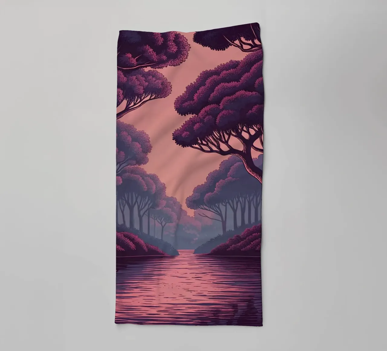 Enchanted Twilight Stream towel by Artistic-shop