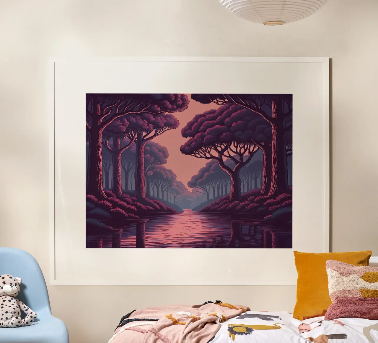 Enchanted Twilight Stream poster by Artistic-shop