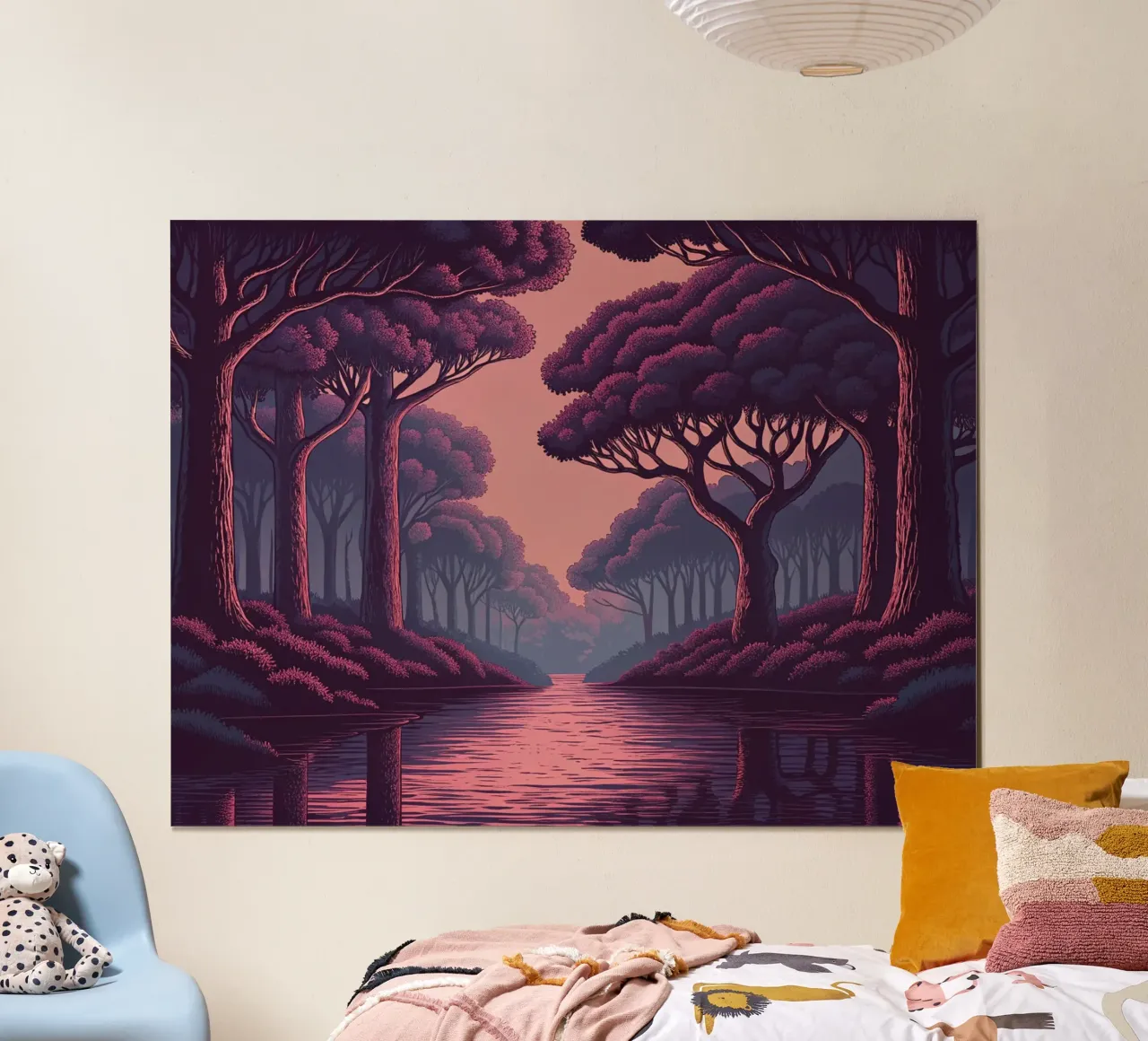 Enchanted Twilight Stream poster by Artistic-shop