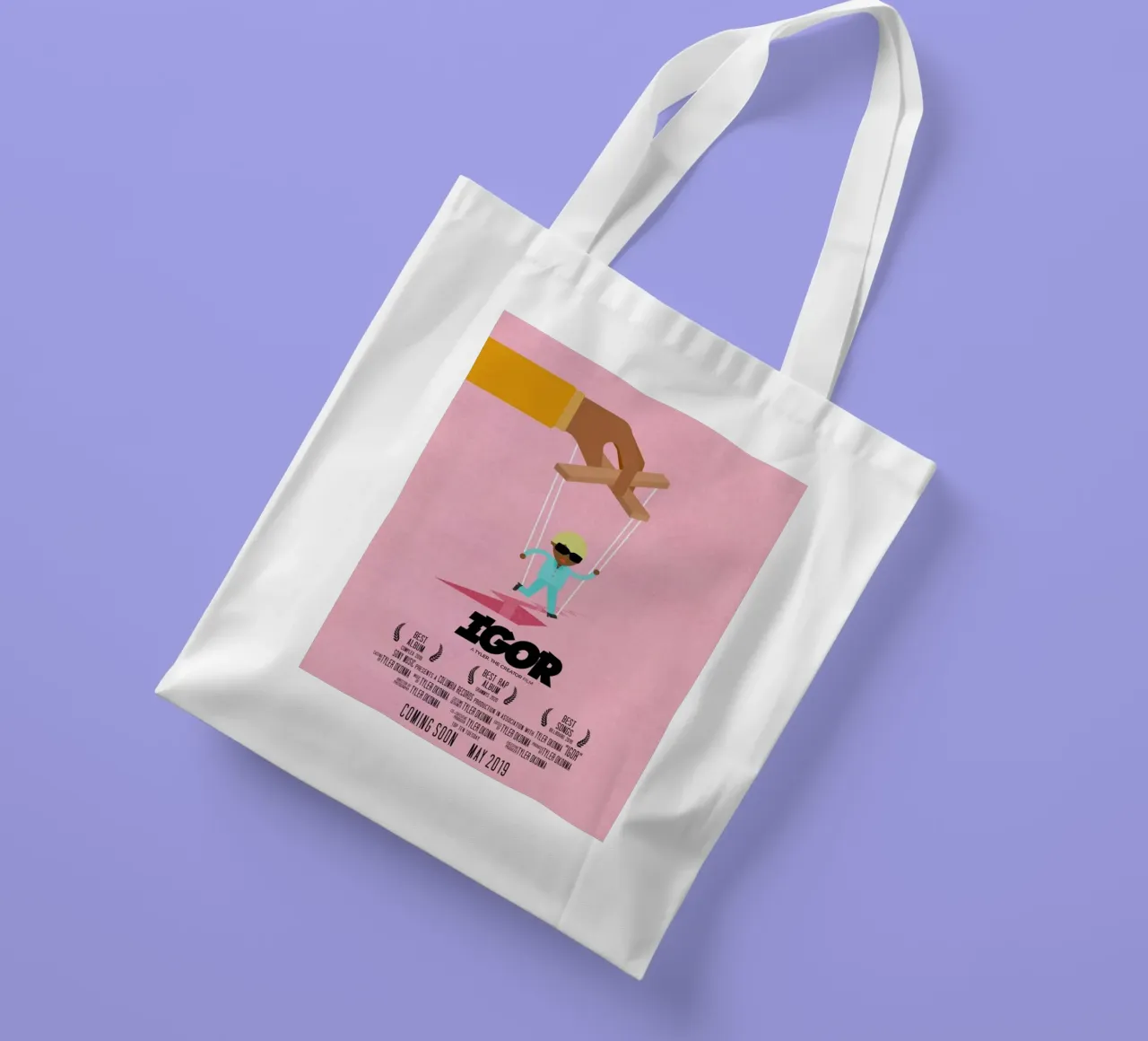 Igor Pink Concert Tyler The Creater jute draagtas van edanfargol
