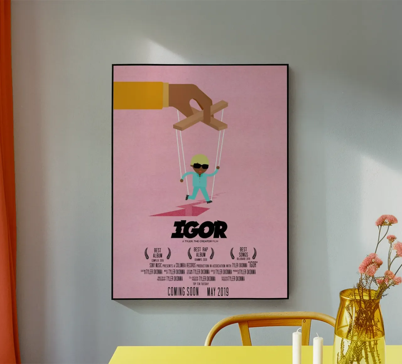 Igor Pink Concert Tyler The Creater acrylic glass by edanfargol