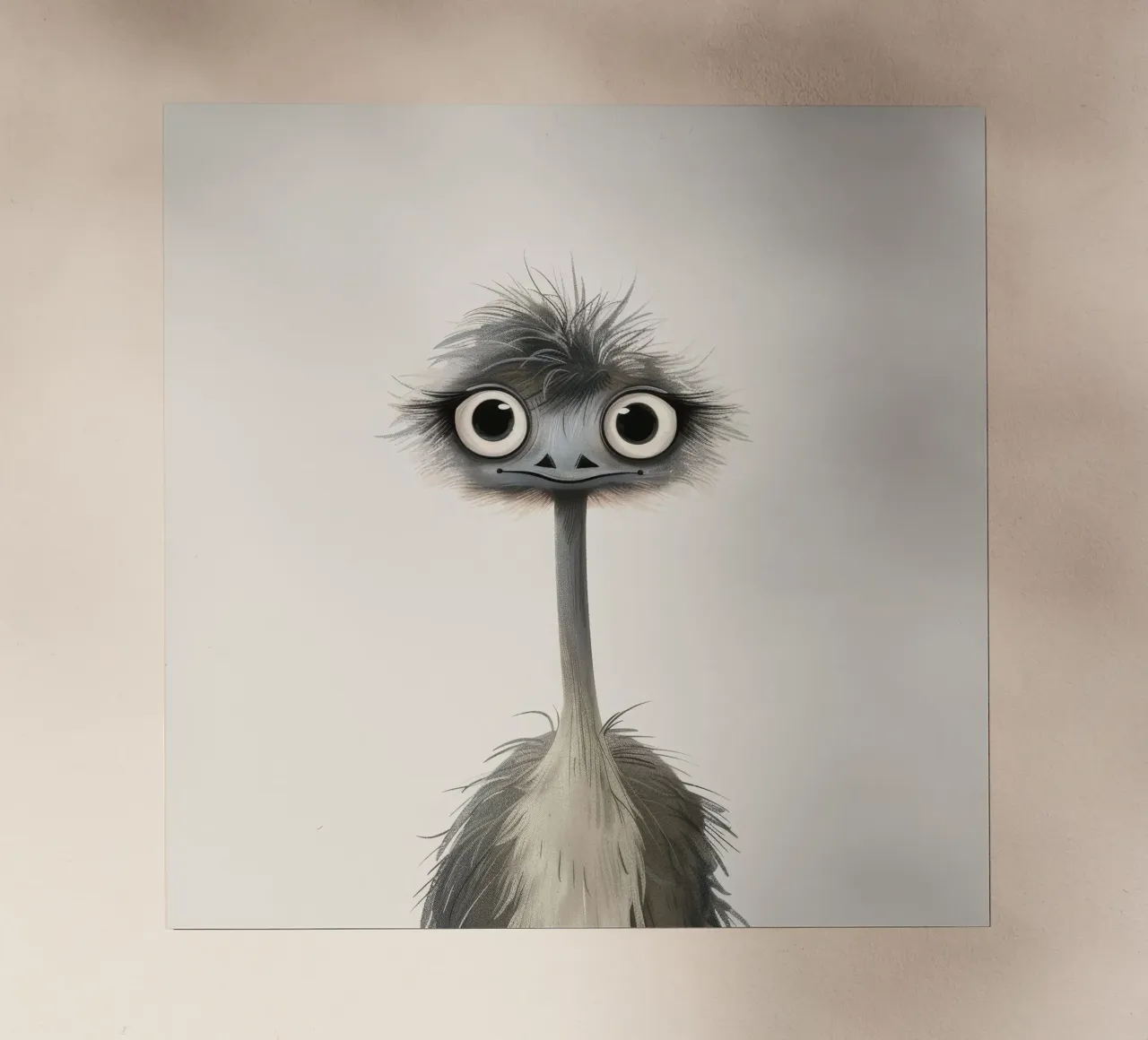 Quirky Emu - Un amico divertente e piumato pellicola backlit da DesignDoodle