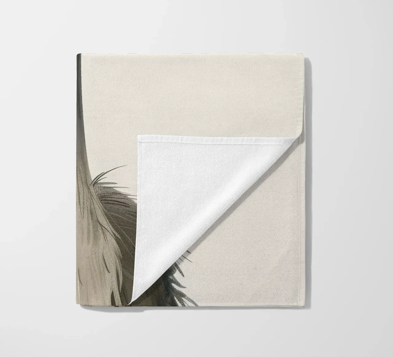Quirky Emu - Un amico divertente e piumato telo mare da DesignDoodle