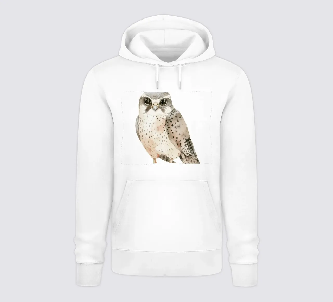 Sleek Falcon - Swift and Stylish Avian hoodie by DesignDoodle