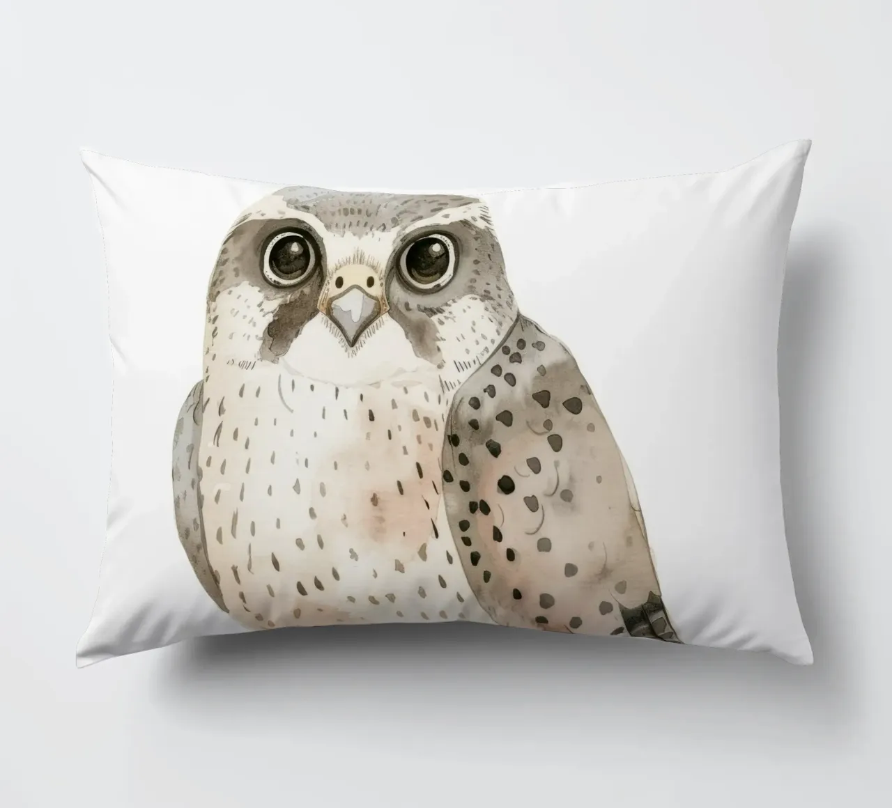 Sleek Falcon - Swift and Stylish Avian decorative cushion by DesignDoodle