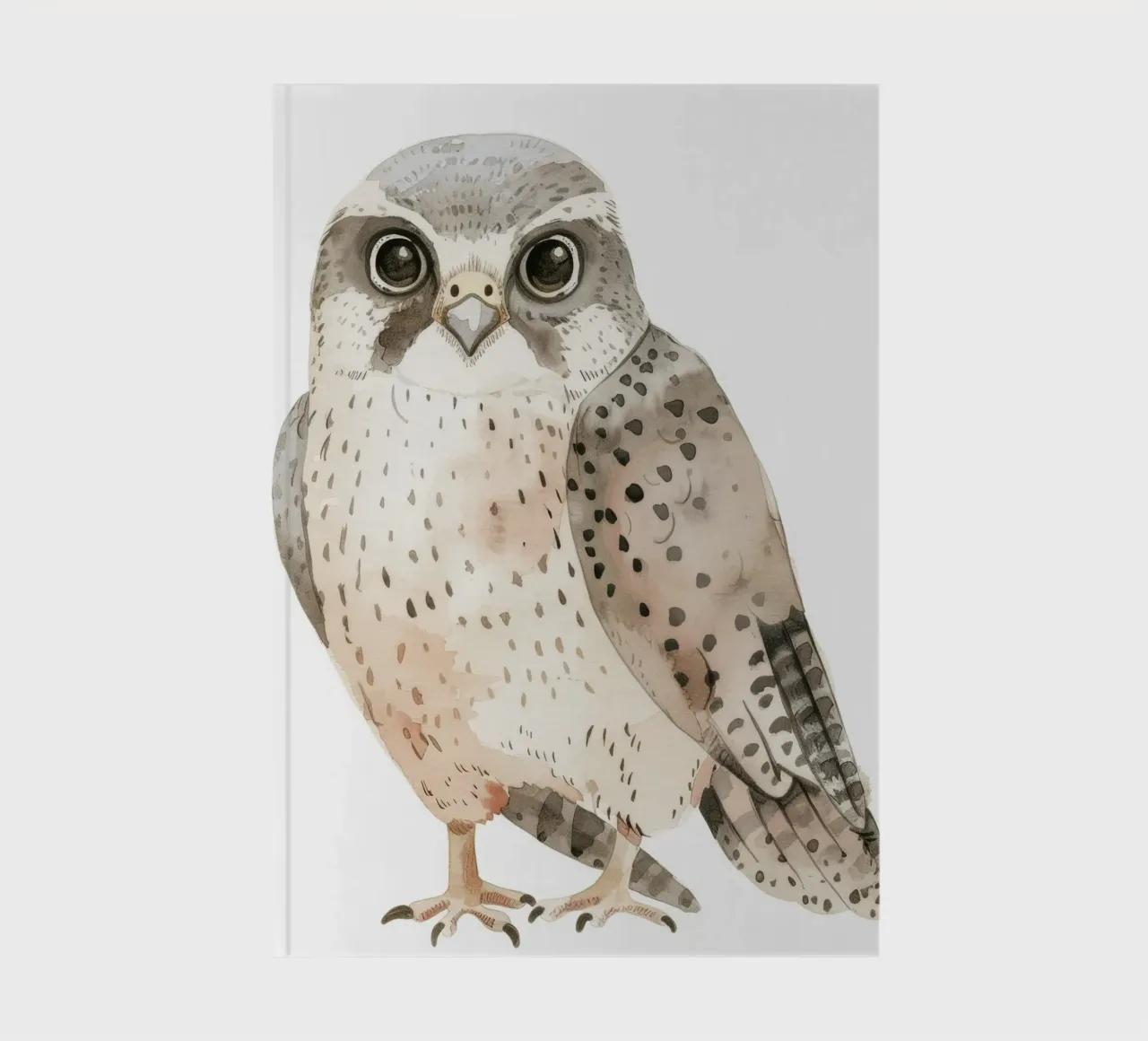 Sleek Falcon - Swift and Stylish Avian notebook by DesignDoodle