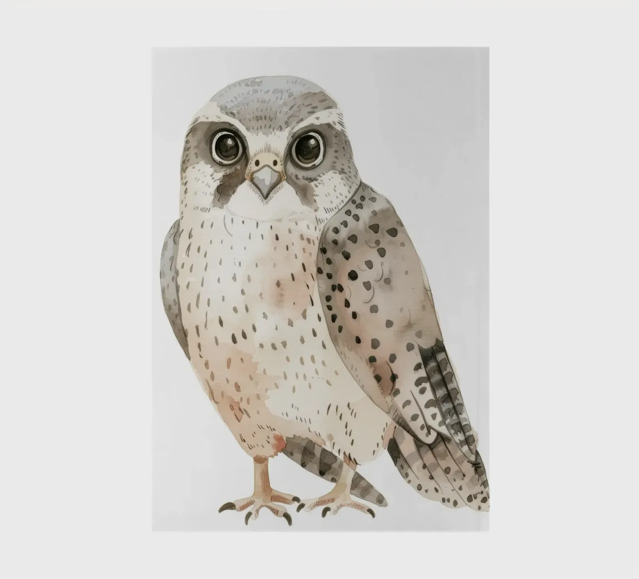 Sleek Falcon - Swift and Stylish Avian notebook by DesignDoodle