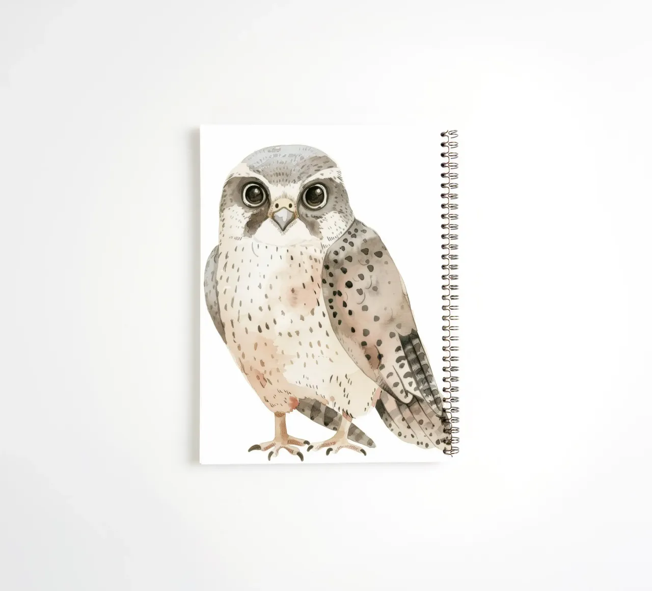 Sleek Falcon - Swift and Stylish Avian spiral notebook by DesignDoodle