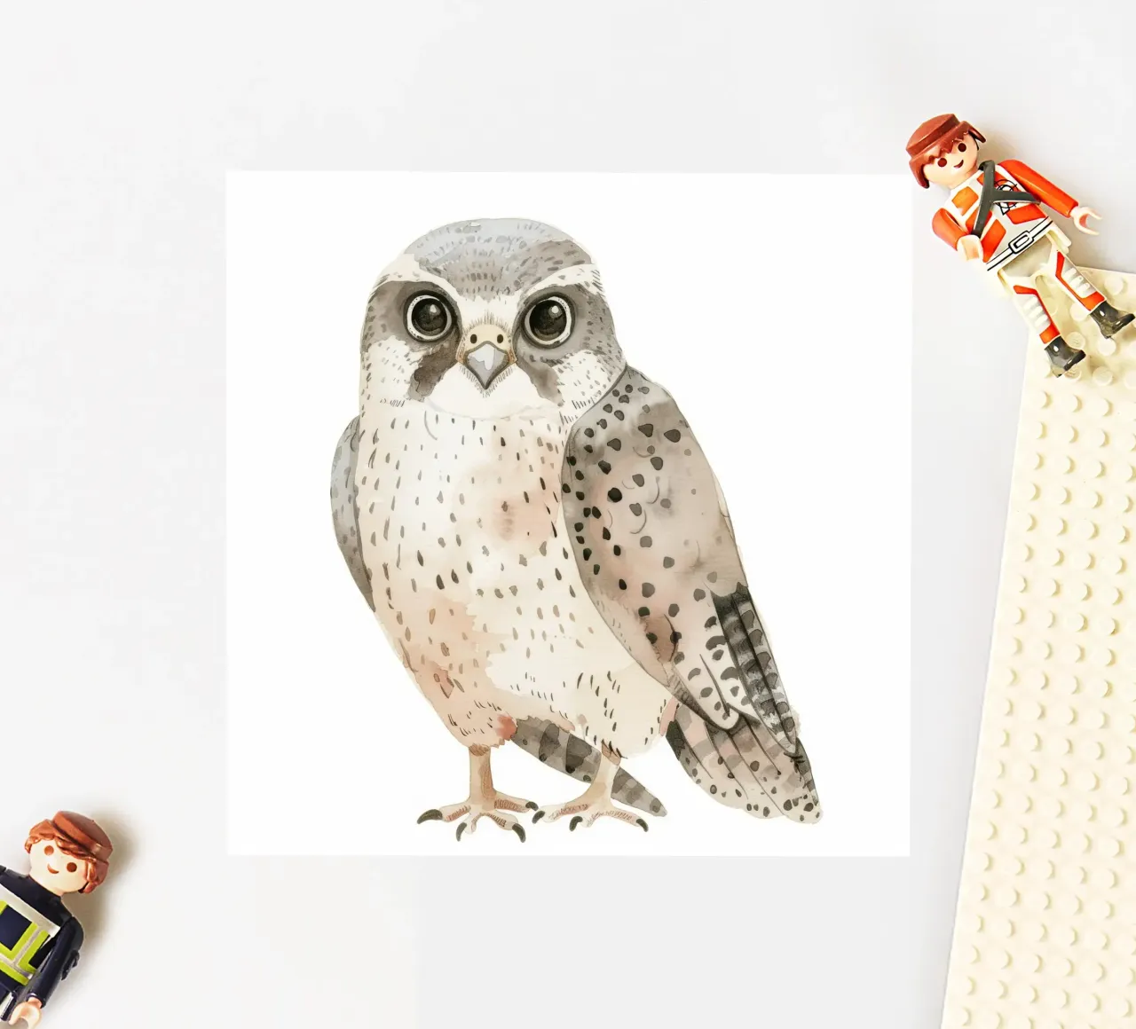 Sleek Falcon - Swift and Stylish Avian sticker by DesignDoodle