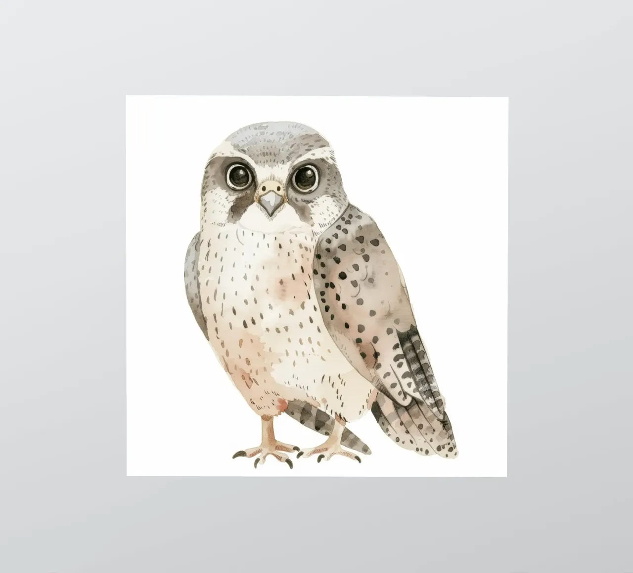 Sleek Falcon - Swift and Stylish Avian sticker by DesignDoodle