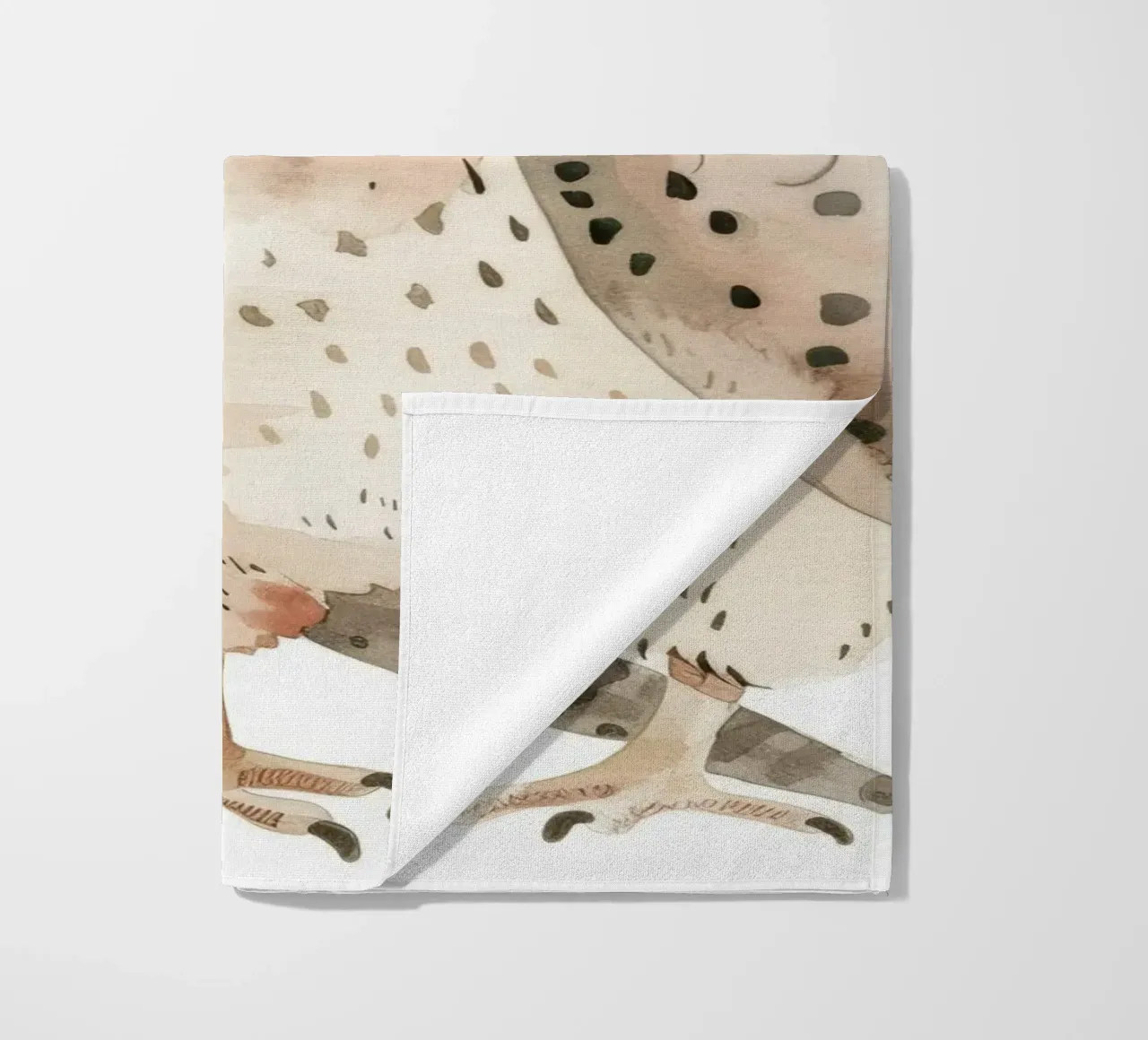 Sleek Falcon - Swift and Stylish Avian beach towel by DesignDoodle