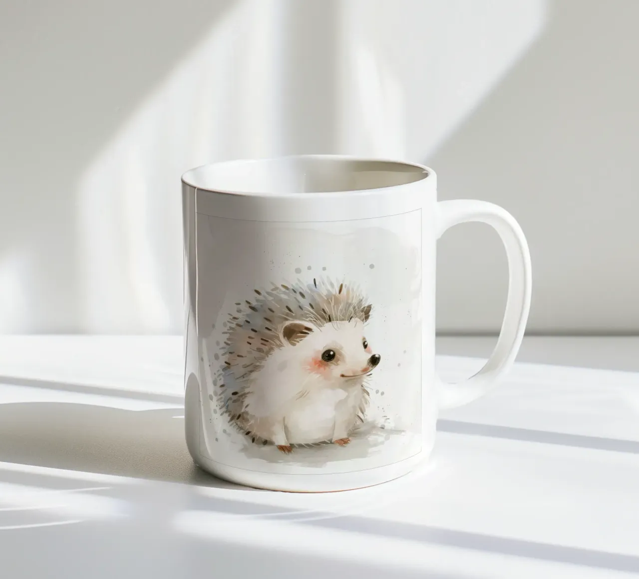Adorabile riccio - L'amico perfetto del bosco tazza in ceramica da DesignDoodle