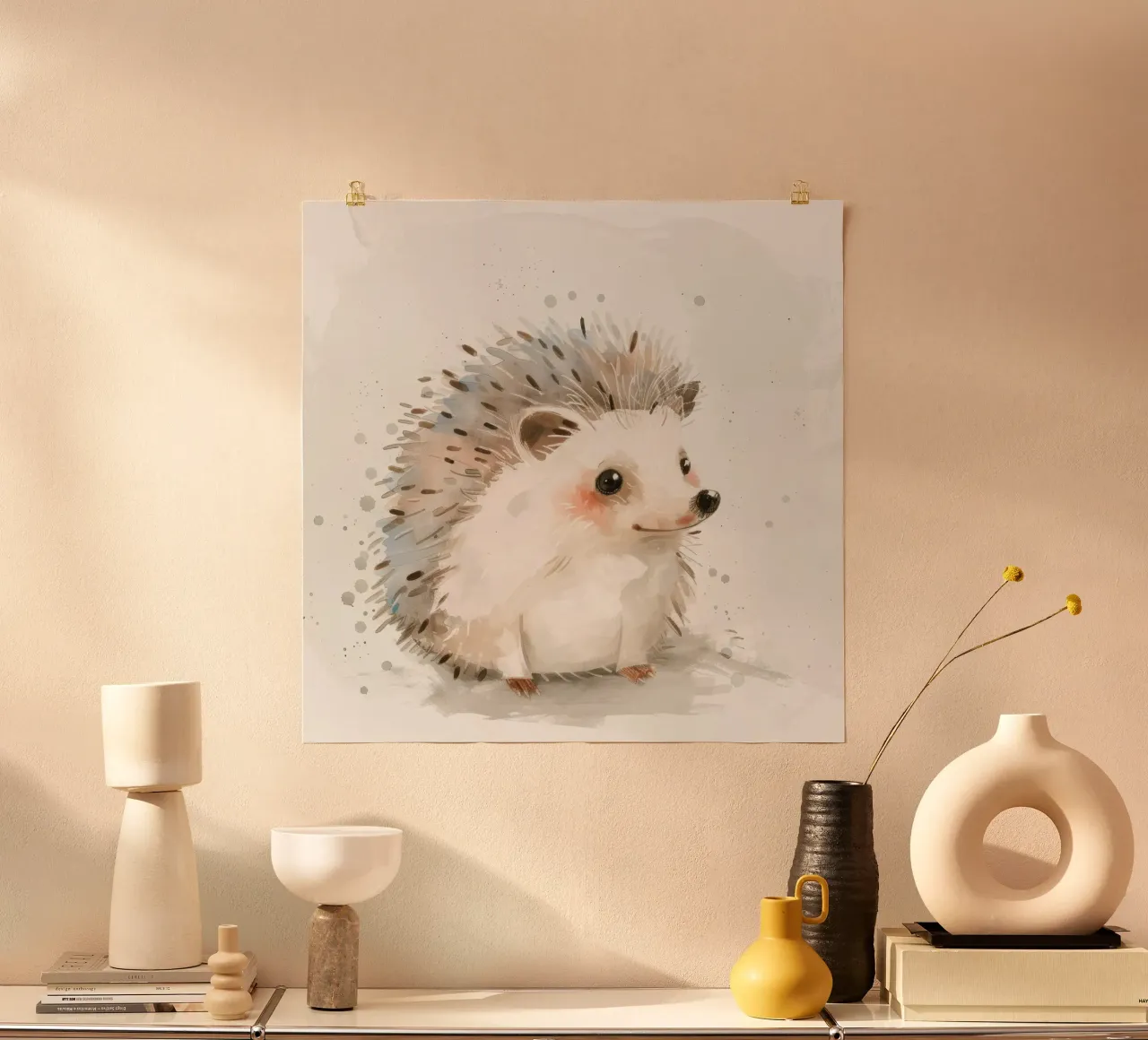 Liebenswerter Igel - der perfekte Waldfreund Hahnemühle von DesignDoodle