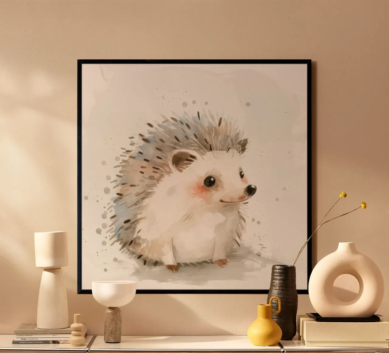 Liebenswerter Igel - der perfekte Waldfreund Hahnemühle von DesignDoodle