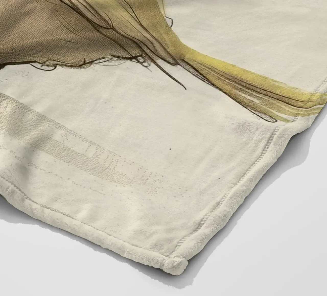 Delicate Yellow Bird - A Touch of Nature's Charm fleece blanket by DesignDoodle