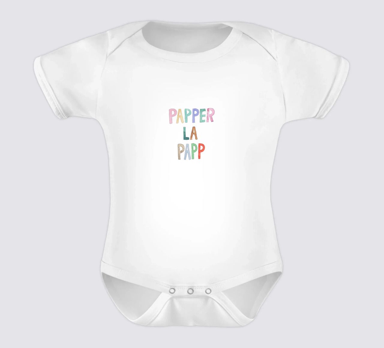 Papperlapapp body neonato maniche corte da Brushmeetspaper