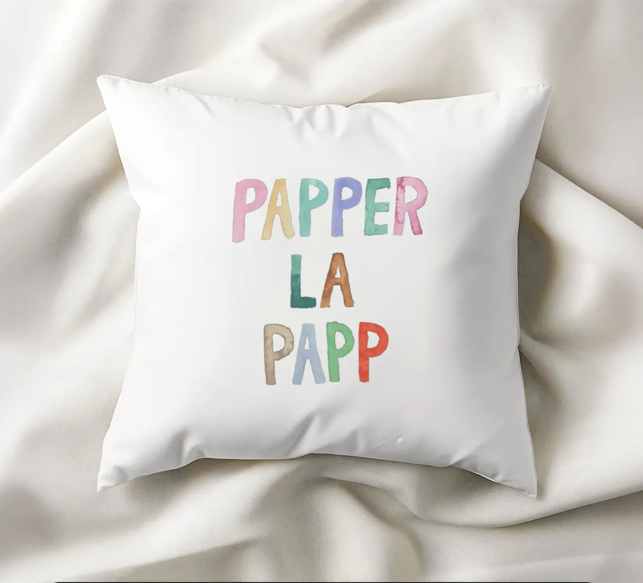 Papperlapapp decorative cushion by Brushmeetspaper