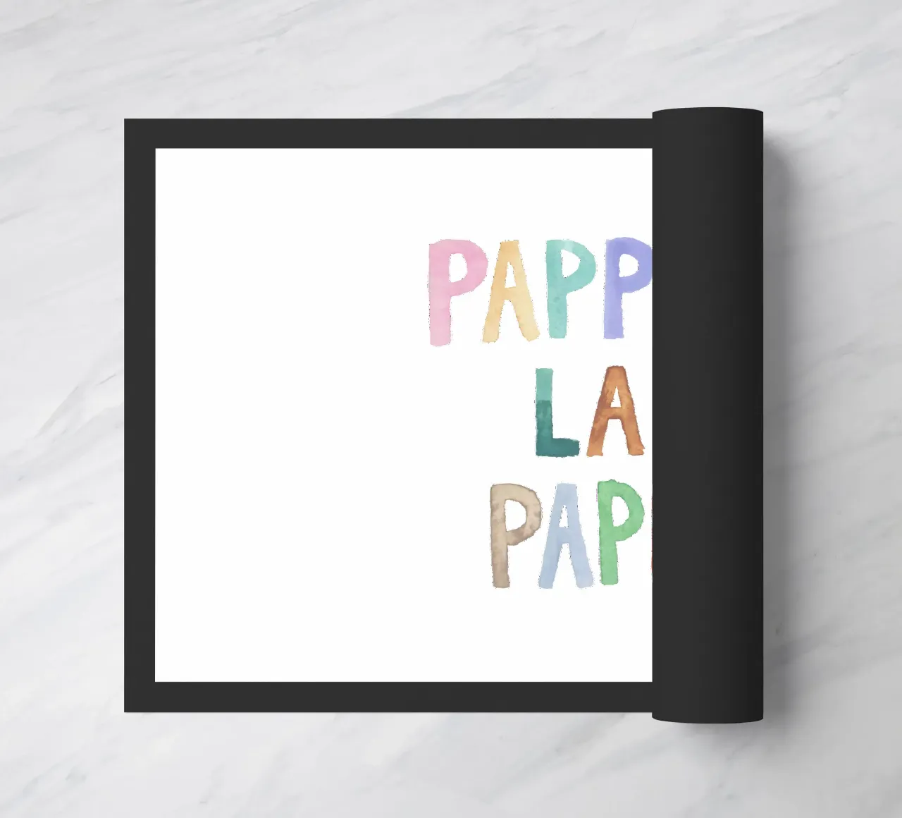 Papperlapapp doormat by Brushmeetspaper
