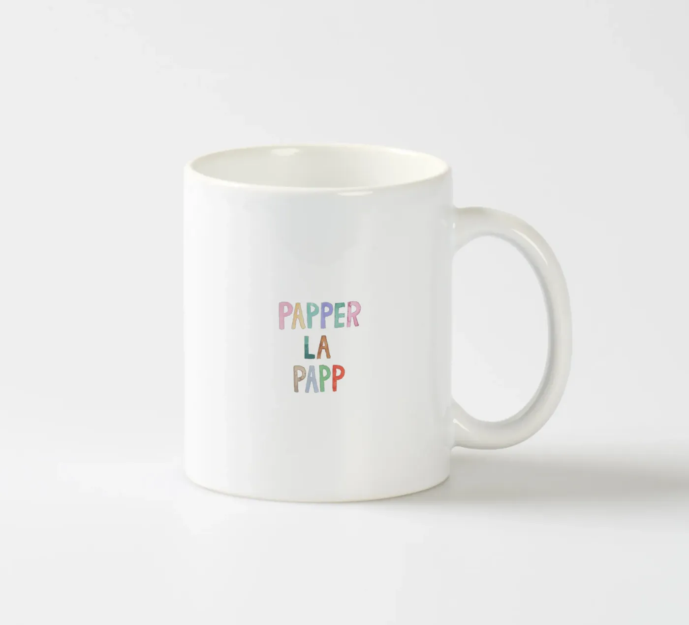 Papperlapapp ceramic mug by Brushmeetspaper