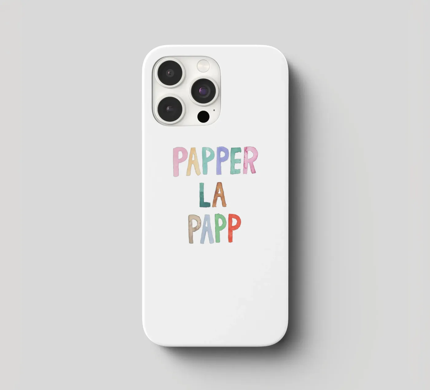 Papperlapapp iphone case by Brushmeetspaper