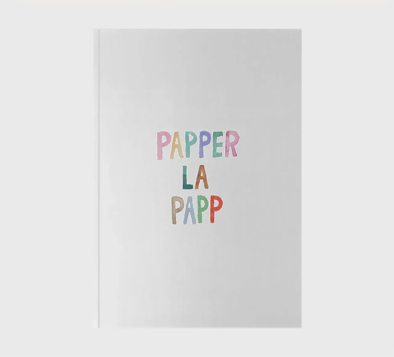 Papperlapapp notebook by Brushmeetspaper