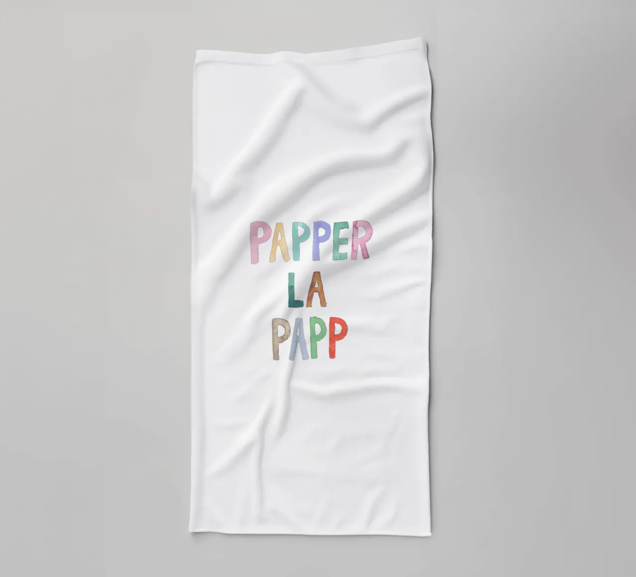 Papperlapapp badhanddoek van Brushmeetspaper