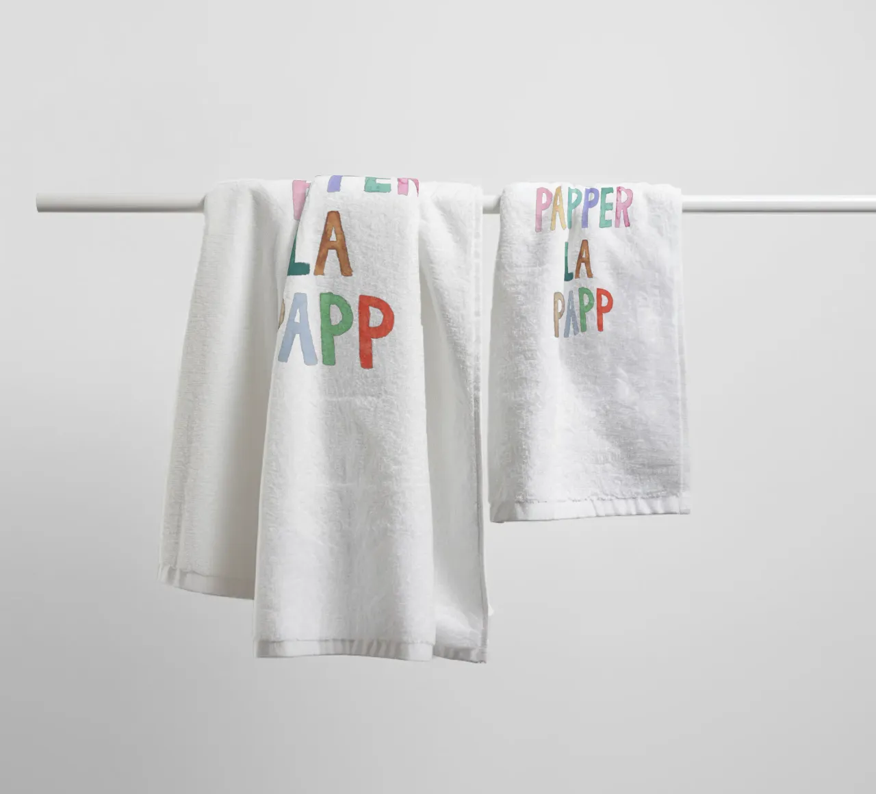 Papperlapapp badhanddoek van Brushmeetspaper