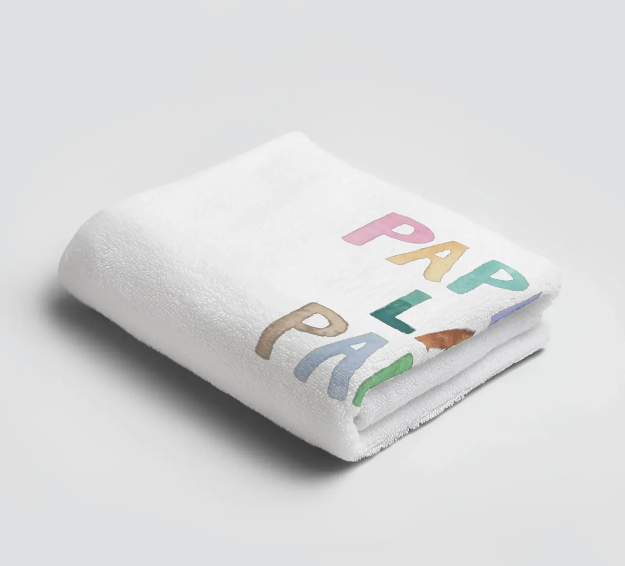 Papperlapapp badhanddoek van Brushmeetspaper