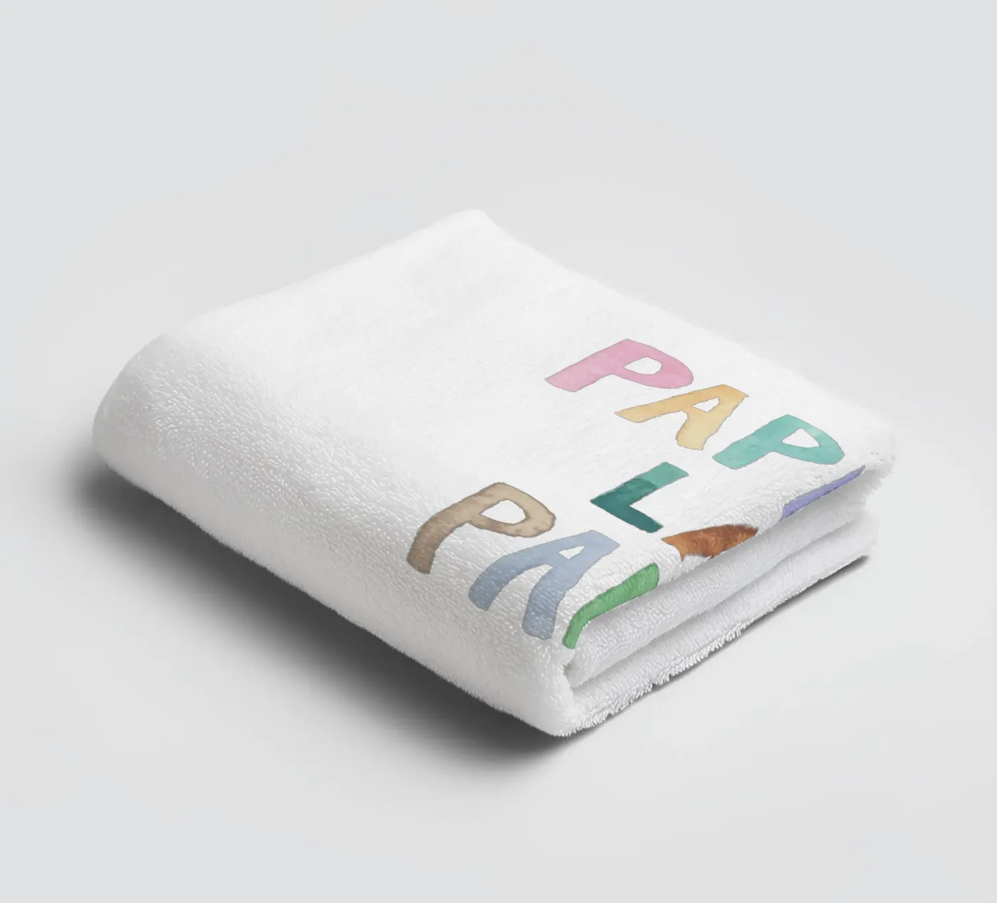 Papperlapapp badhanddoek van Brushmeetspaper