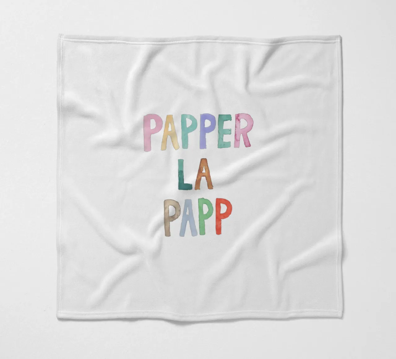 Papperlapapp fleecedeken van Brushmeetspaper