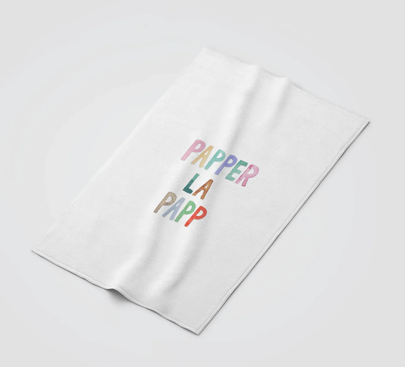 Papperlapapp fleecedeken van Brushmeetspaper