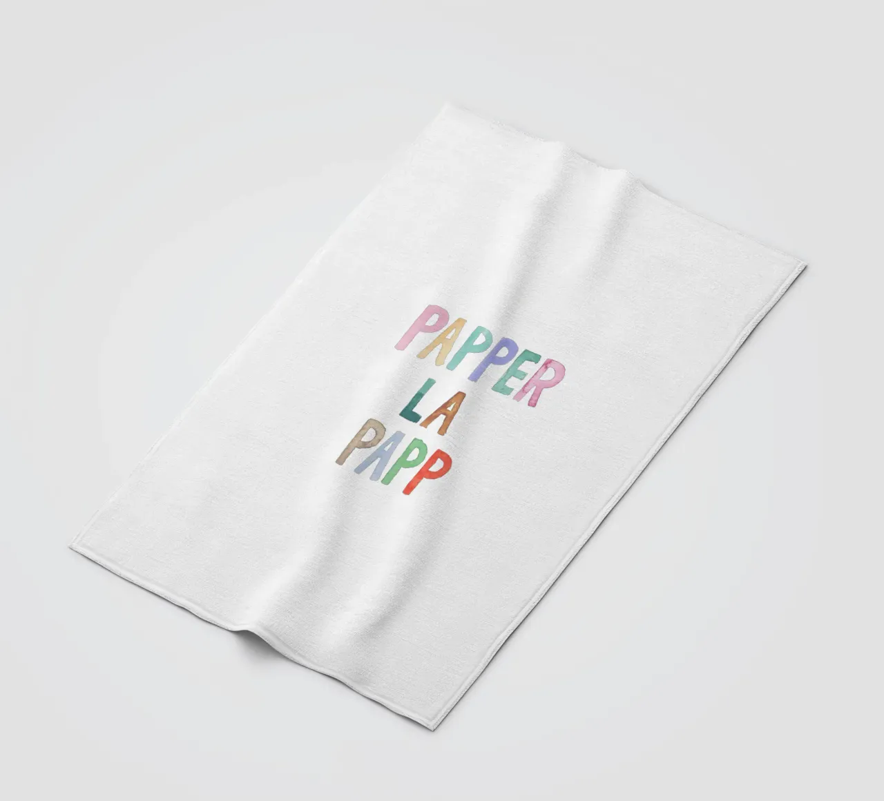 Papperlapapp fleecedeken van Brushmeetspaper