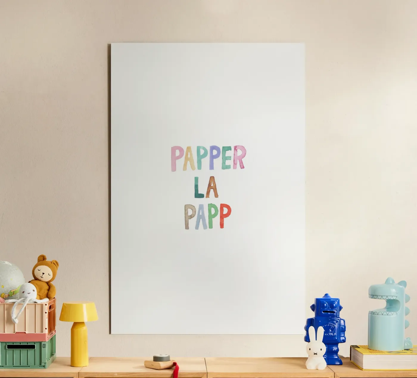 Papperlapapp forex-plaat van Brushmeetspaper