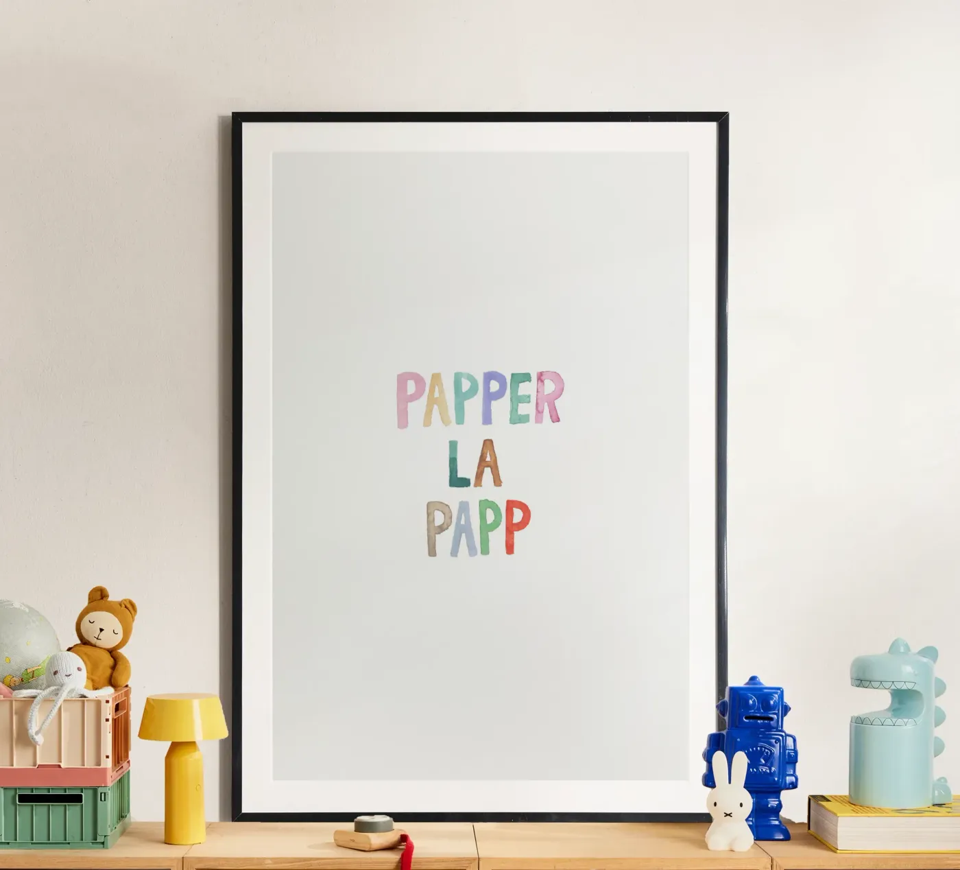 Papperlapapp poster by Brushmeetspaper
