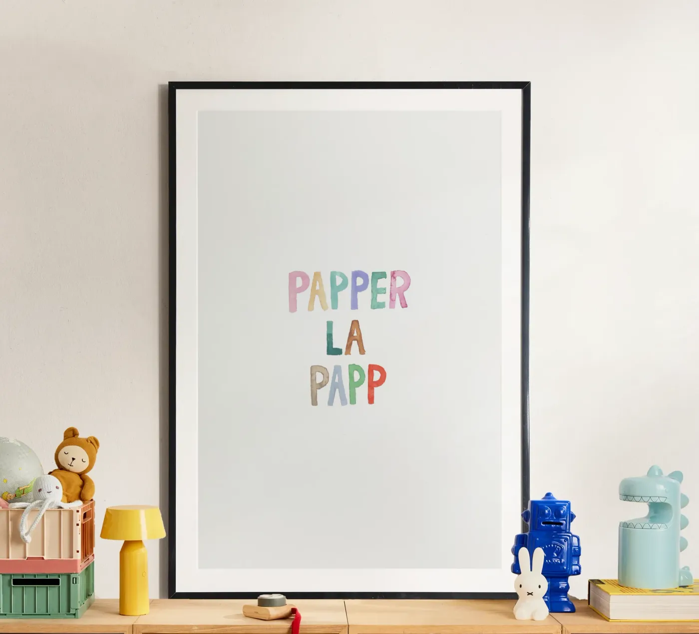 Papperlapapp poster van Brushmeetspaper