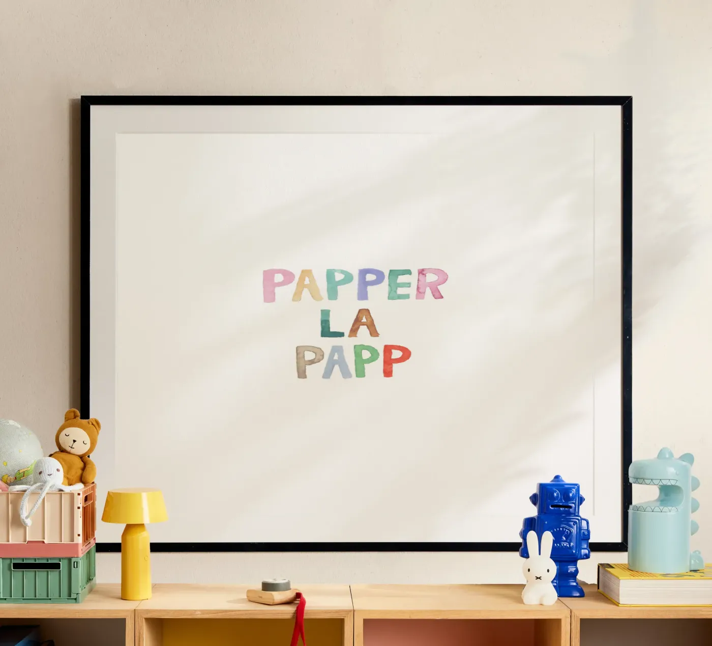 Papperlapapp poster van Brushmeetspaper