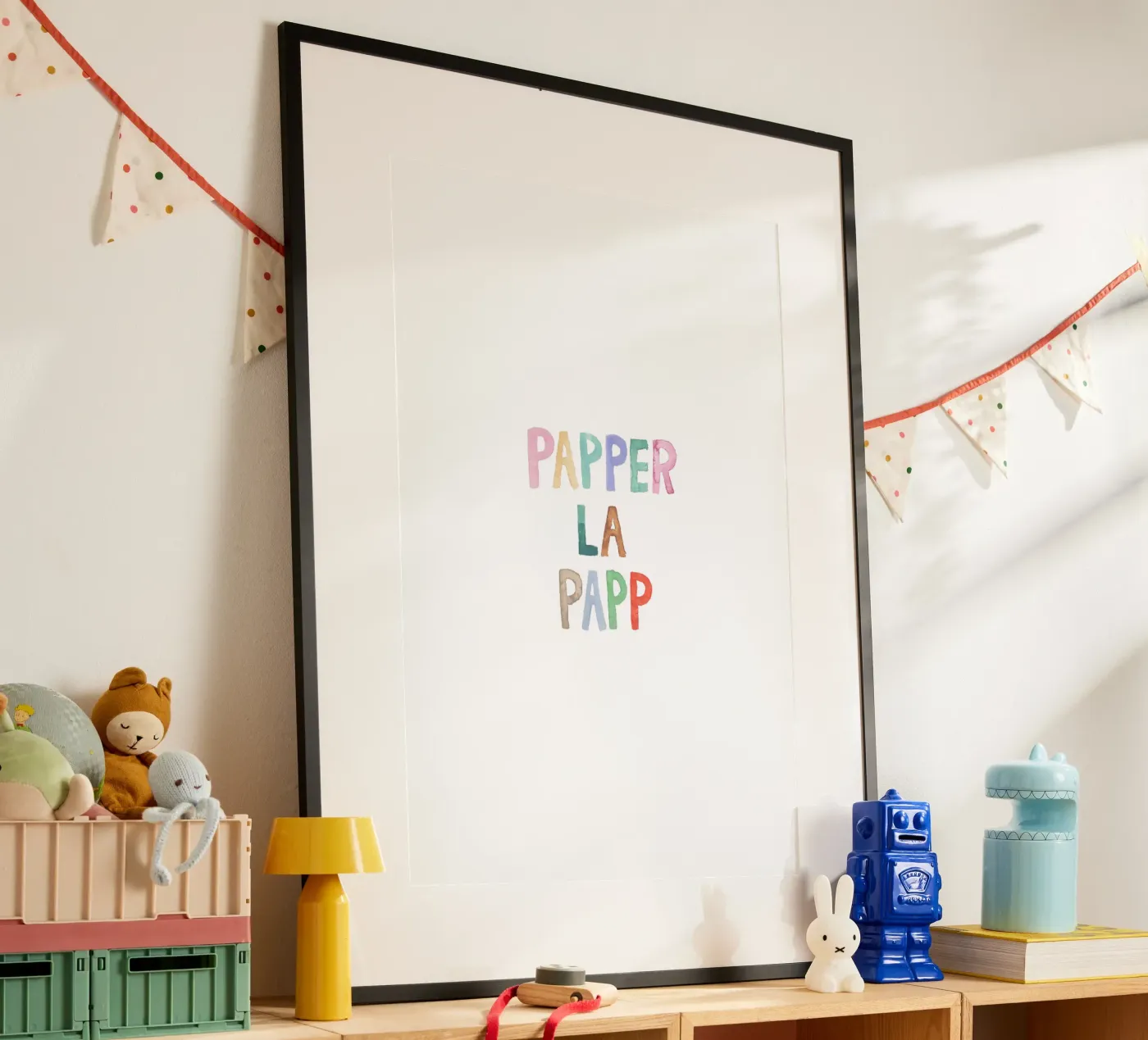 Papperlapapp poster van Brushmeetspaper