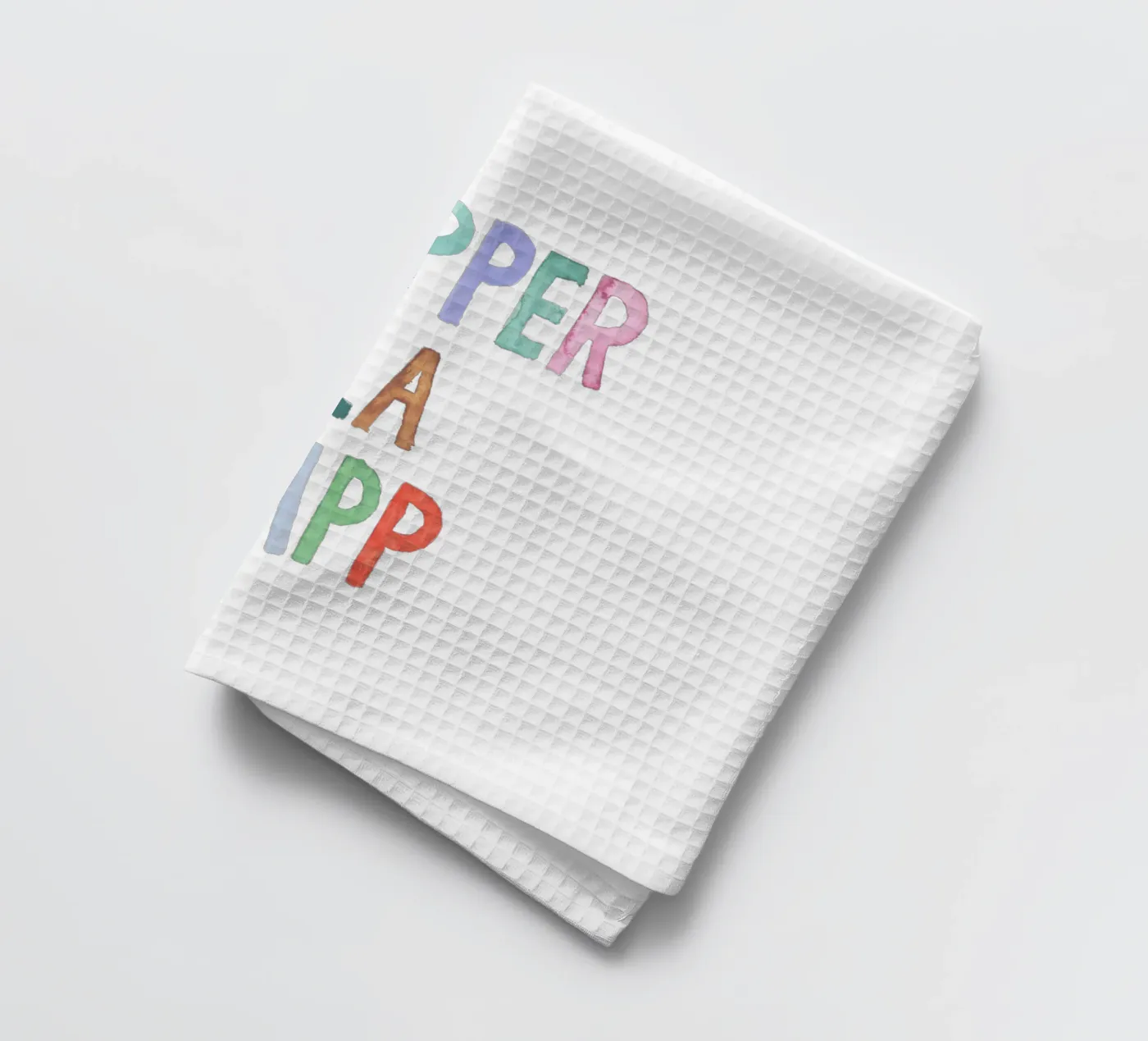 Papperlapapp Geschirrtuch von Brushmeetspaper