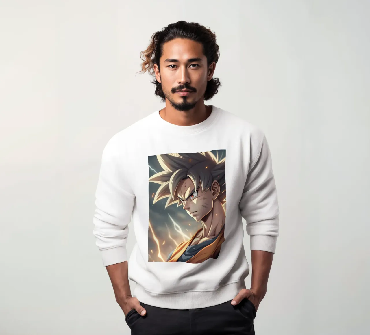 Goku Eternal Dragon Ball Z felpa da NextPixel
