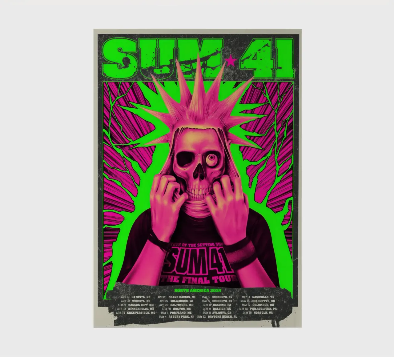 SUM 41 The Final Tour notebook by lindacleveland