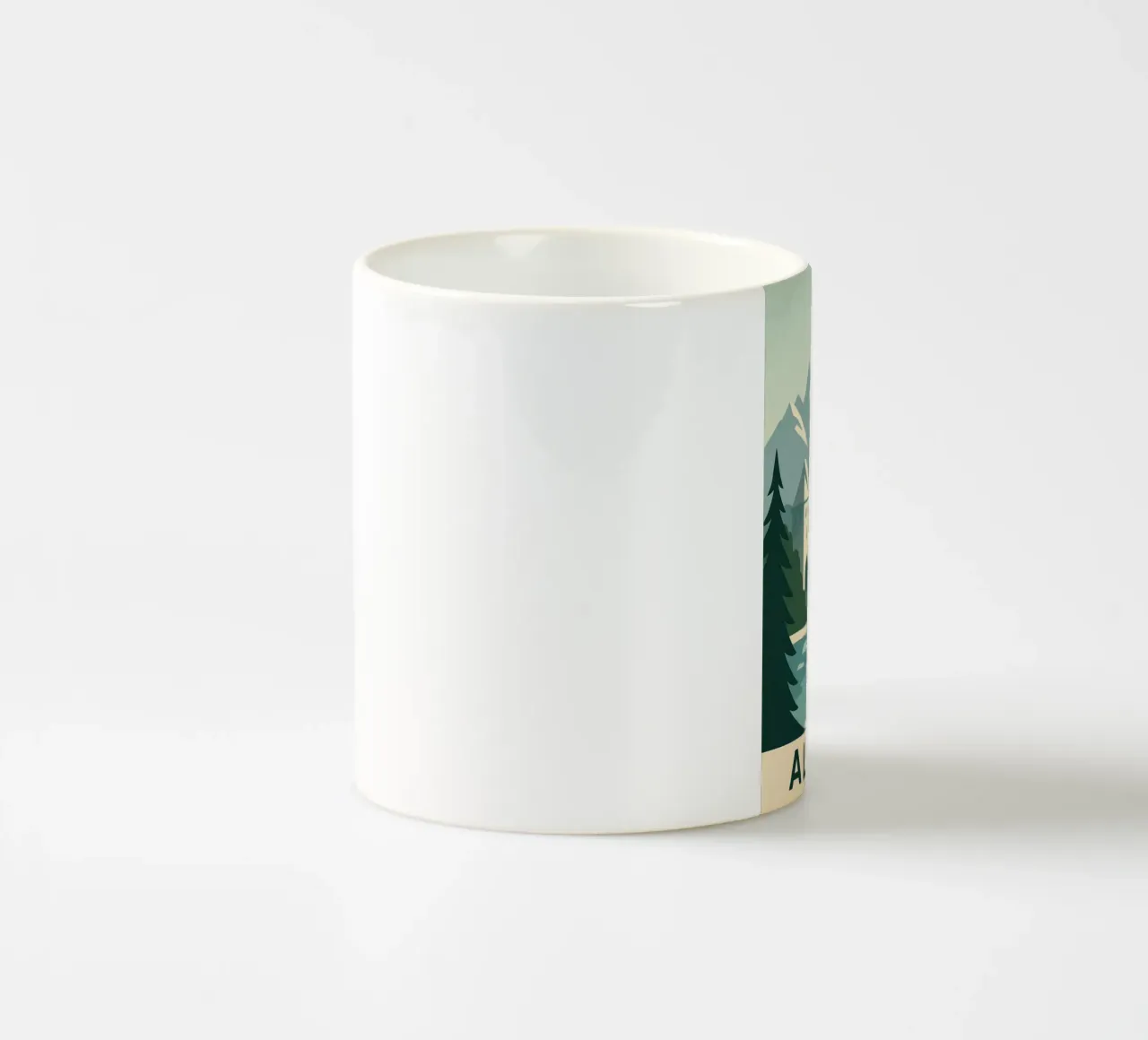 Alaska - Maestosità ghiacciata e silenzio boreale tazza in ceramica da JETLAG | affiches voyage