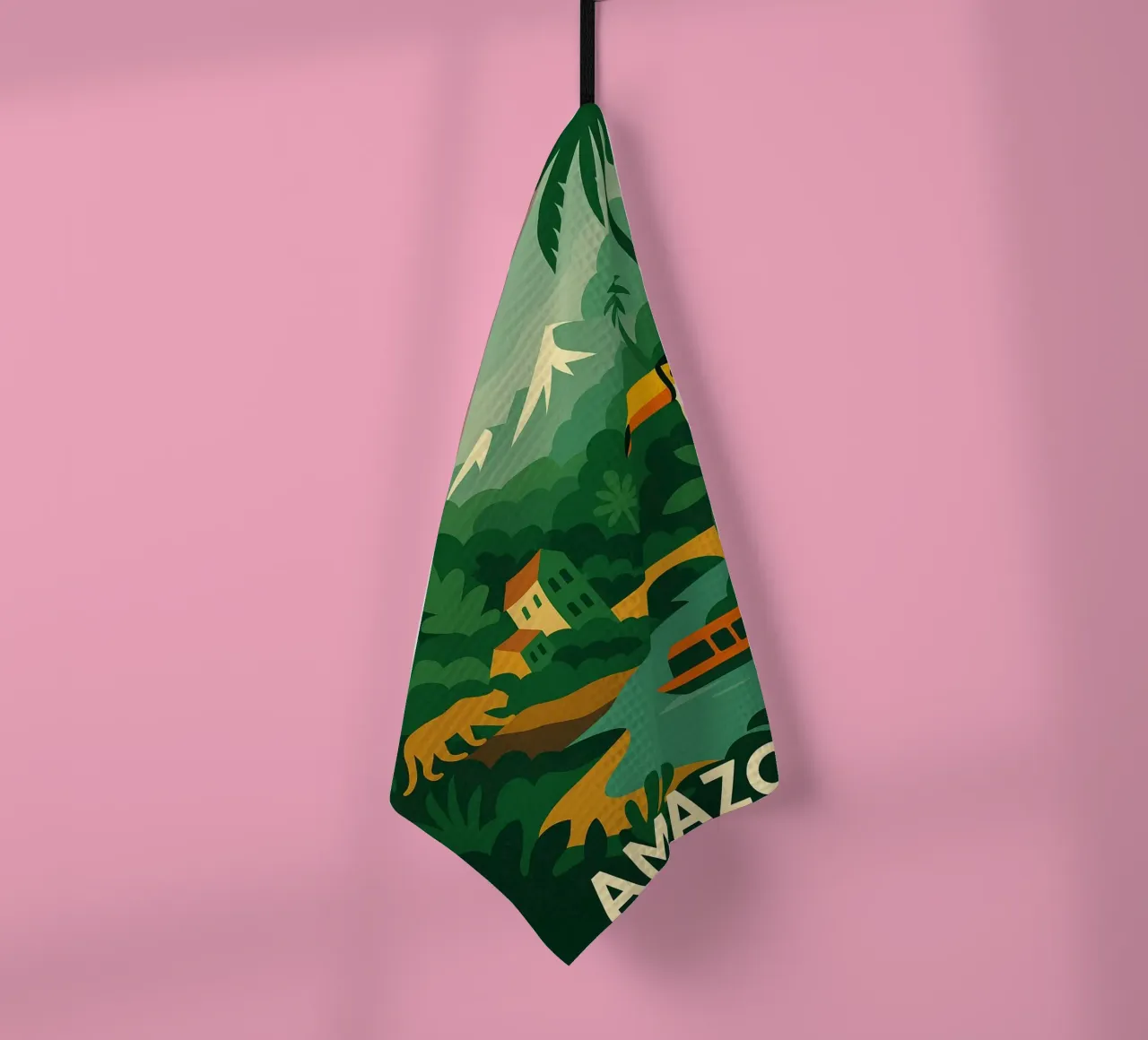 Amazzonia - Meraviglia verde e selvaggia canovaccio da cucina da JETLAG | affiches voyage