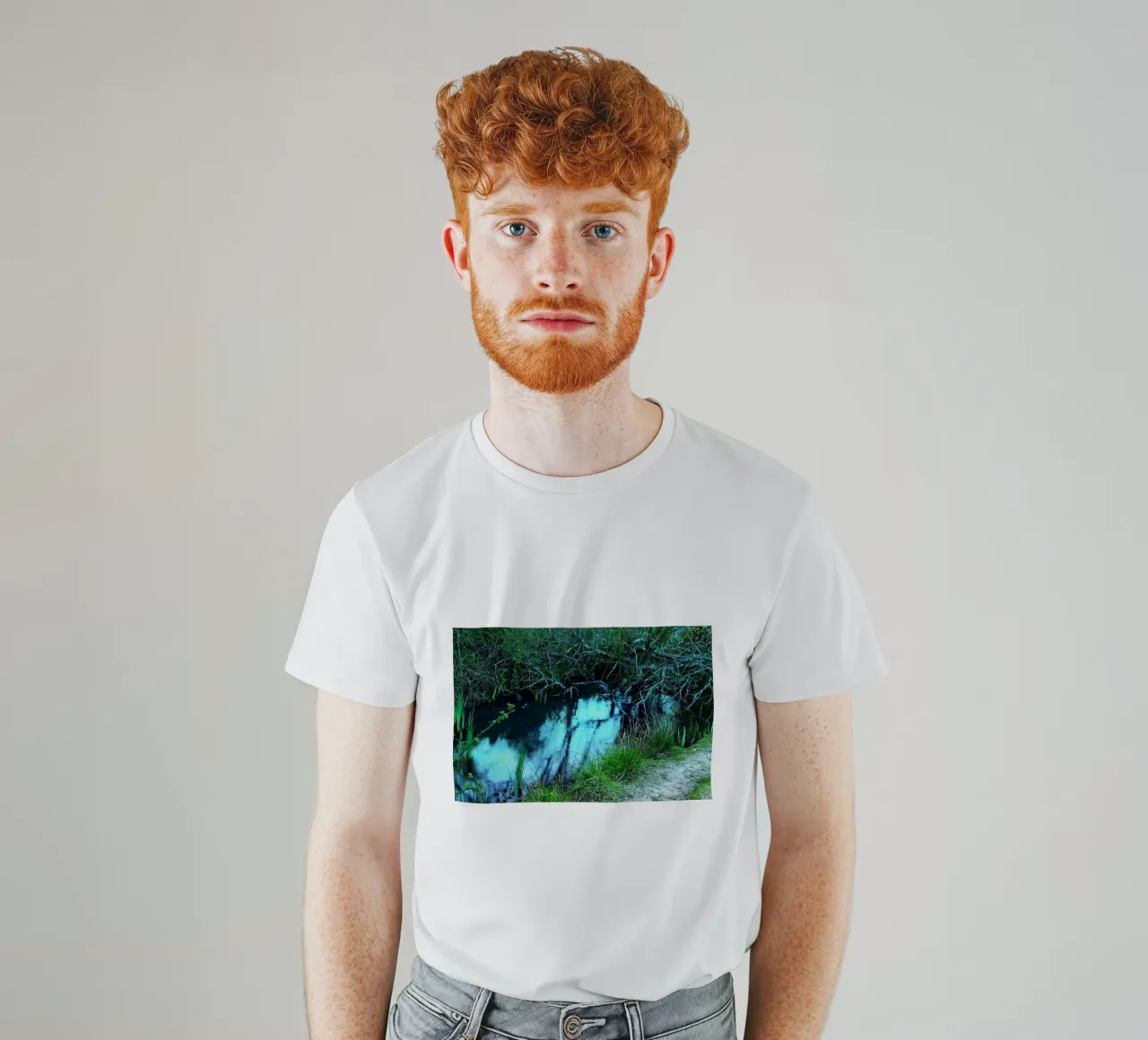 FAA324 piccolo stagno. t-shirt da Thierry vobmann photography