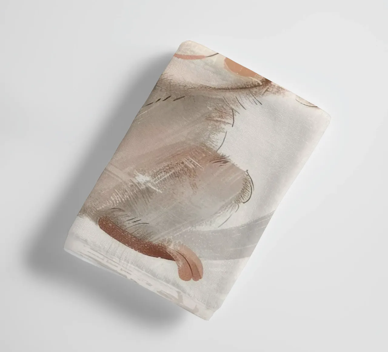 Jeune singe joyeux - Un compagnon de jungle qui aime s'amuser serviette de bain de DesignDoodle
