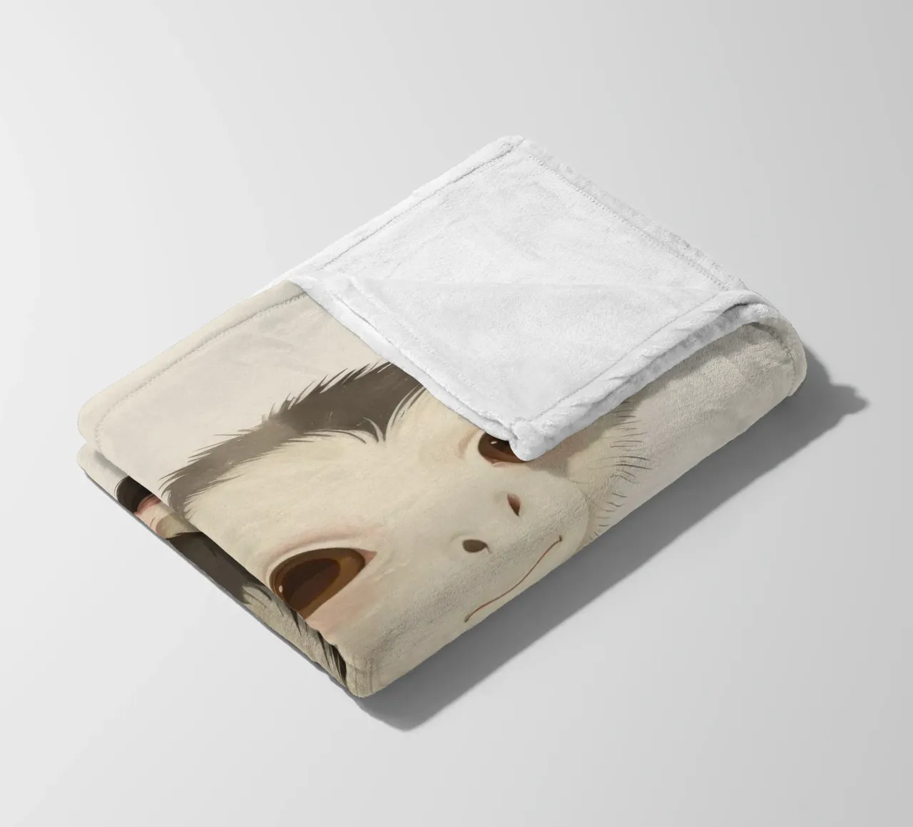 Curious White-faced Monkey - Innocence in the Wild fleece blanket by DesignDoodle