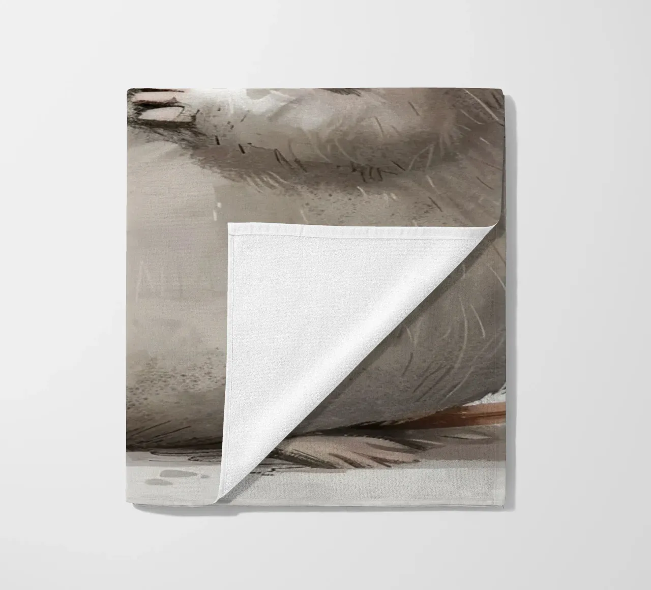 Adorable Hamster - A Little Bundle of Fluff beach towel by DesignDoodle