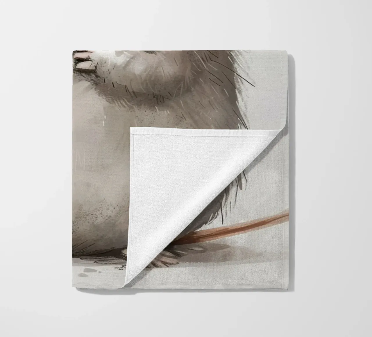 Adorable Hamster - A Little Bundle of Fluff beach towel by DesignDoodle