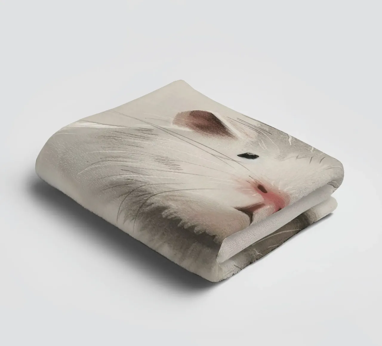 Charming Guinea Pig - Soft and Cuddly Companion towel by DesignDoodle