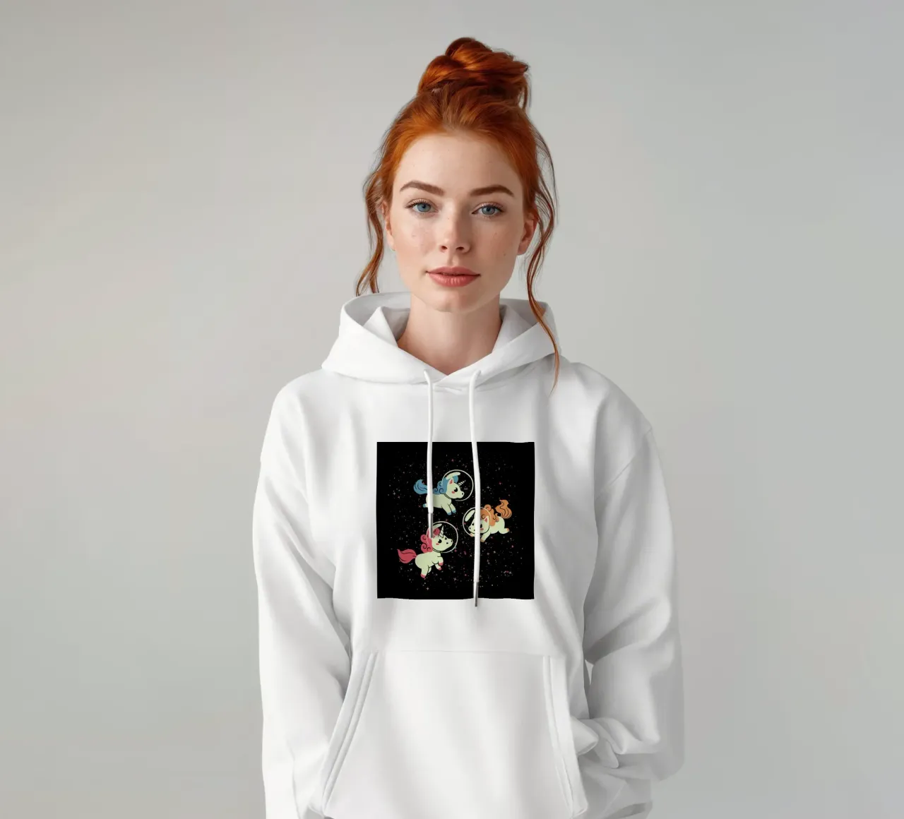 Space Unicorn felpa con cappuccio da Tobe Fonseca