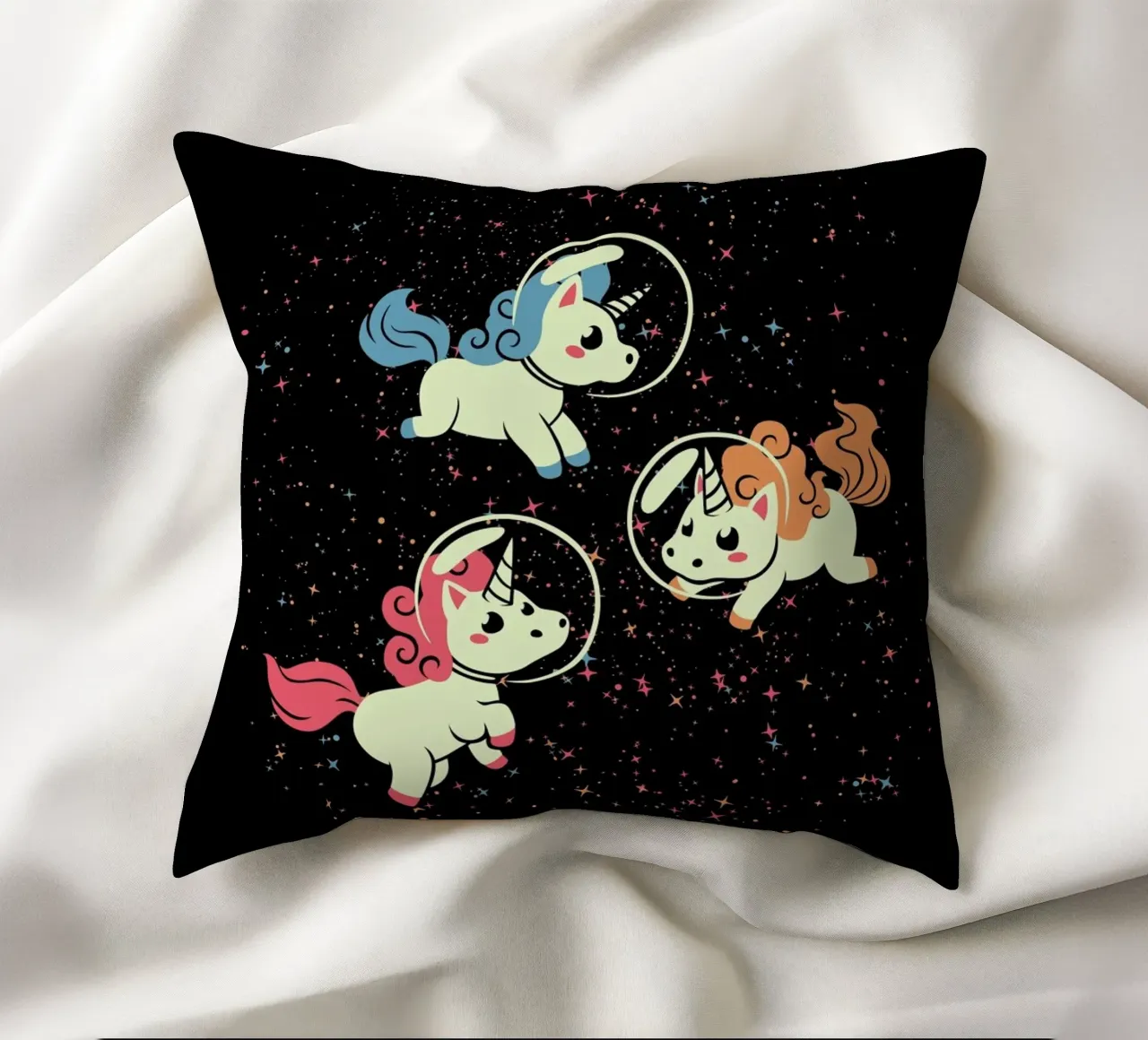 Space Unicorn cuscino da Tobe Fonseca